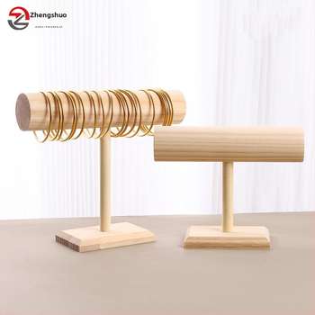 Tömörfa karkötőtartó, karkötőóra, ékszerkiállító állvány, hajgyűrű, fejpánt, ékszertartó, kellékek