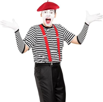 Νέα σειρά 1980s Clown Performance Bud Cap Γυαλιά Hip Hop Διασημότητα Πάρτι Μεταξωτό Κασκόλ Αξεσουάρ Καρφίτσας