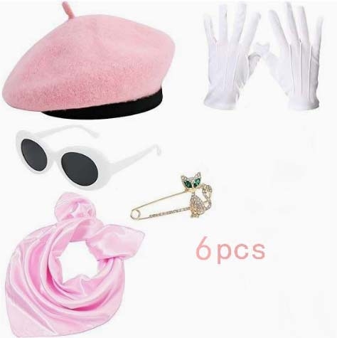 Új 1980-as évekbeli bohócelőadás, bud sapka, hiphop szemüveg, hírességeknek való parti, selyemsál, bross, kiegészítők