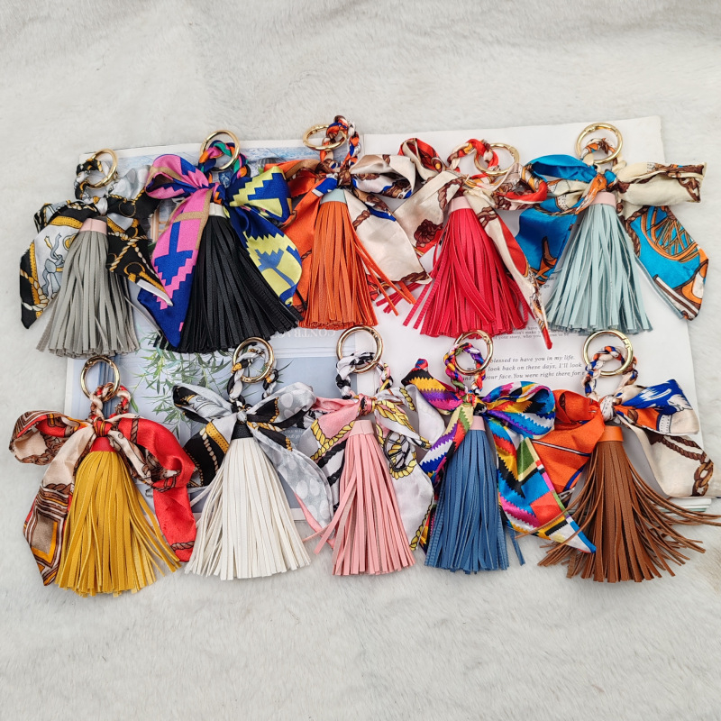 Táska Rojtos Medál Masni Sál Pántos Táska PU Bőr Rojtos Kulcstartó Női Táska Amulett Amulett