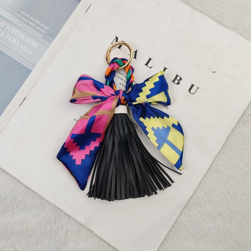 Táska Rojtos Medál Masni Sál Pántos Táska PU Bőr Rojtos Kulcstartó Női Táska Amulett Amulett