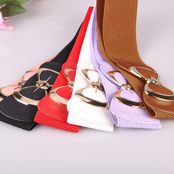 Új divatos öv koreai női öv, masnival, rugalmas derékszíjjal, gyári öv nagykereskedelemben