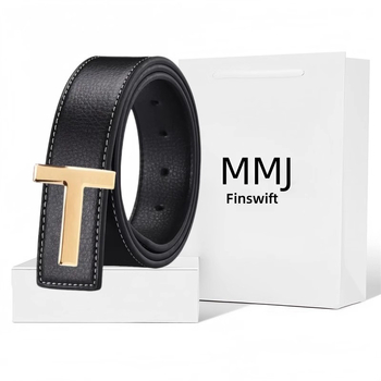 Pealmine kiht puhtast nahast meeste vöö nahast vabaaja roostevabast terasest T-tähega sileda pandlaga meeste vöökoht must kohvivärvi kahepoolne