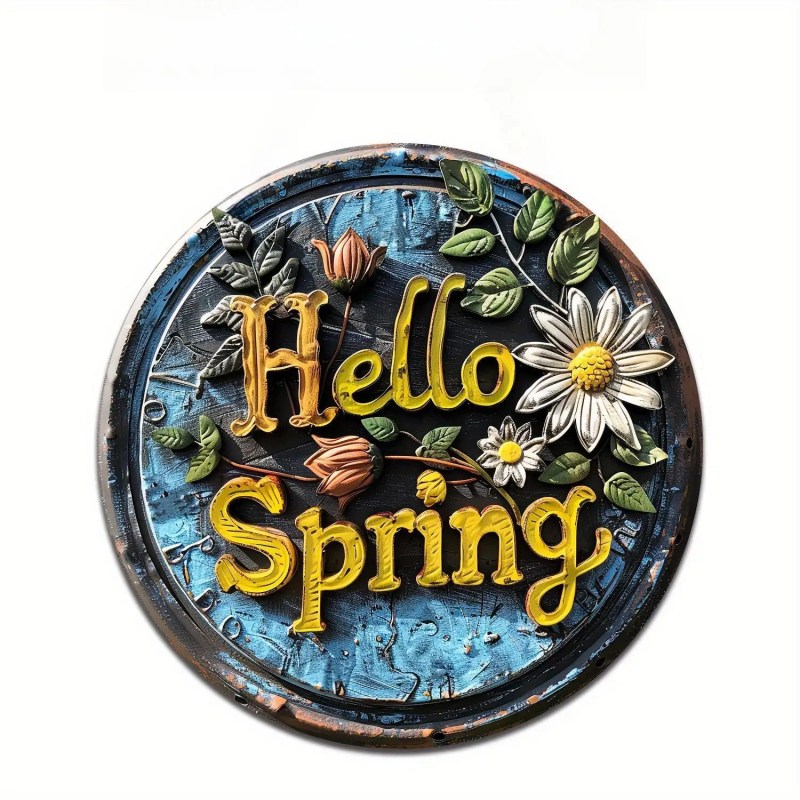 Piiriülesed plahvatused toetavad juuste põlvkonda, 20x20 cm paksune ümmargune alumiiniumist ehte dekoratiivne ripats