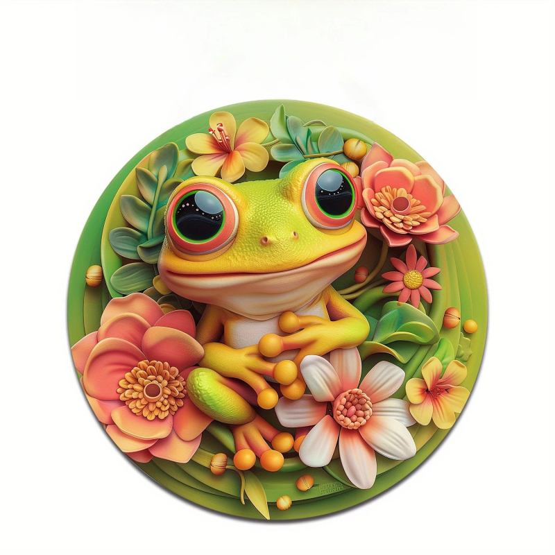 Piiriülesed plahvatused toetavad juuste põlvkonda, 20x20 cm paksune ümmargune alumiiniumist ehte dekoratiivne ripats