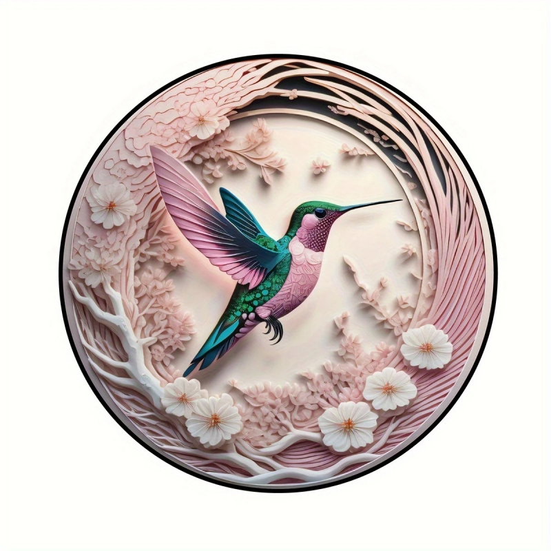 Piiriülesed plahvatused toetavad juuste põlvkonda, 20x20 cm paksune ümmargune alumiiniumist ehte dekoratiivne ripats