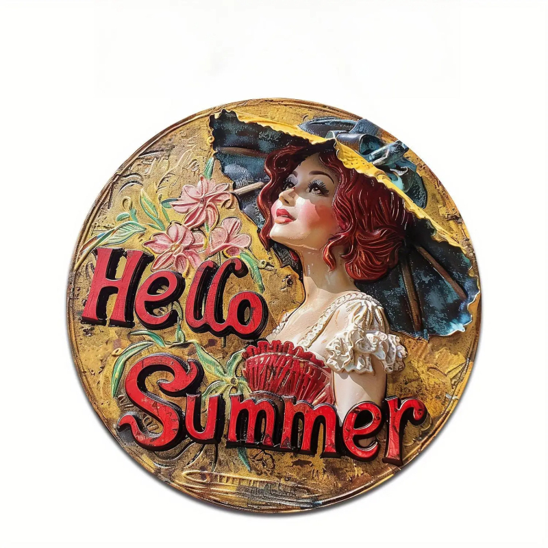 Piiriülesed plahvatused toetavad juuste põlvkonda, 20x20 cm paksune ümmargune alumiiniumist ehte dekoratiivne ripats