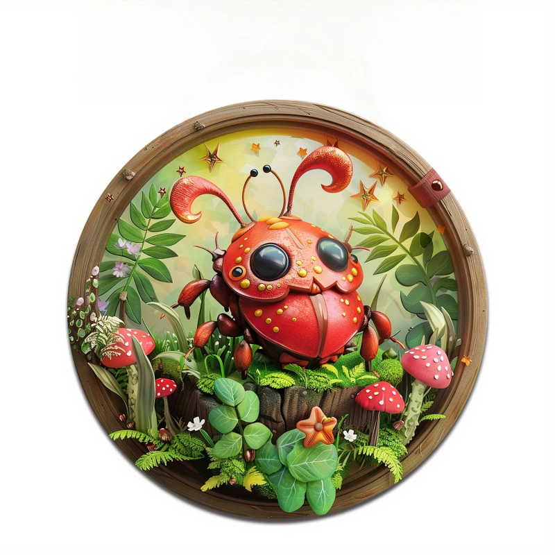 Piiriülesed plahvatused toetavad juuste põlvkonda, 20x20 cm paksune ümmargune alumiiniumist ehte dekoratiivne ripats