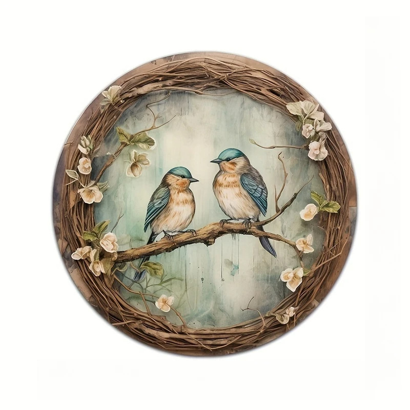 Piiriülesed plahvatused toetavad juuste põlvkonda, 20x20 cm paksune ümmargune alumiiniumist ehte dekoratiivne ripats