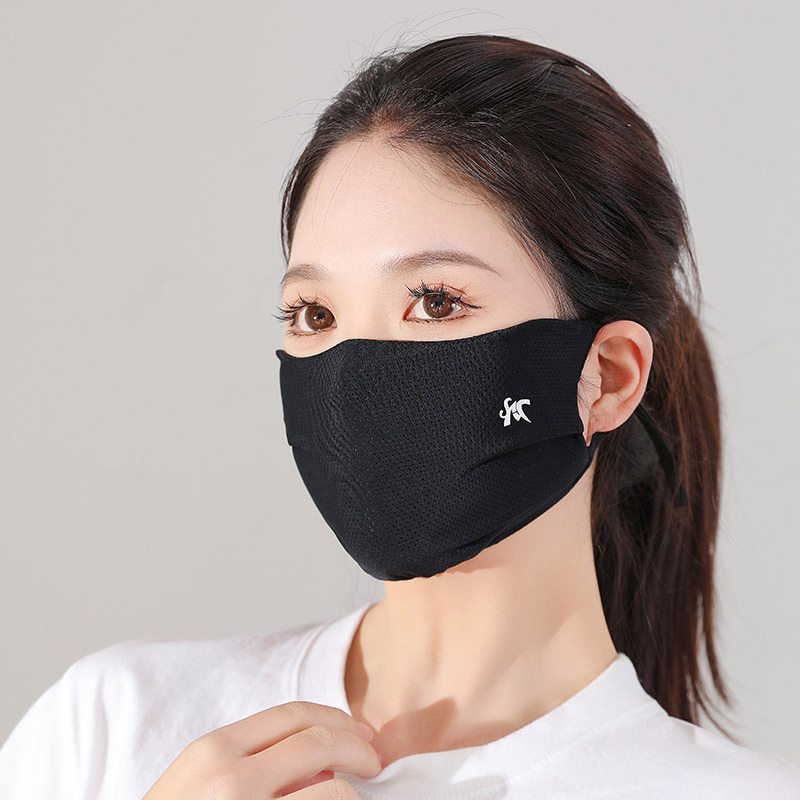 Suvine päikesekaitsemask naistele, silmade kaitse nurgas, hingav, UV-kaitsega õhuke, pestav mask meestele, kõrge välimusega trükk