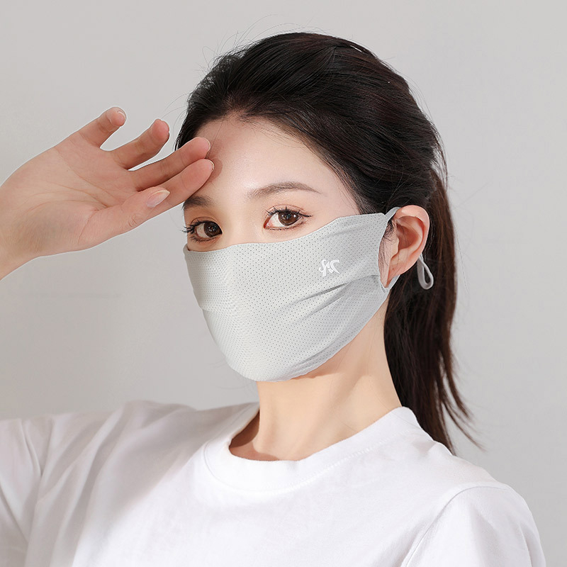 Suvine päikesekaitsemask naistele, silmade kaitse nurgas, hingav, UV-kaitsega õhuke, pestav mask meestele, kõrge välimusega trükk