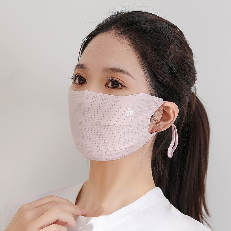 Suvine päikesekaitsemask naistele, silmade kaitse nurgas, hingav, UV-kaitsega õhuke, pestav mask meestele, kõrge välimusega trükk