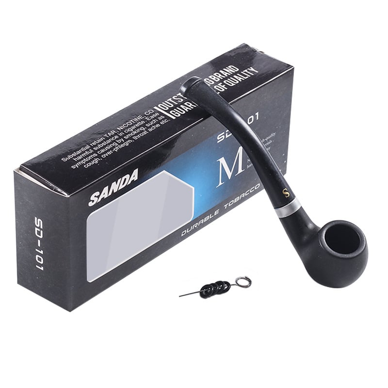 Sanda 101 μίνι σωλήνας κυκλοφορίας μικροπορώδους φίλτρου μαύρου φορητού σωλήνα ρητίνης καμπυλωτός φορητός αποσπώμενος