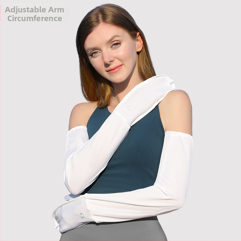 RAYA naiste kott sõrmedele, päikesekaitse varrukas, jääsiidist päikesekaitsekindad, suvine autojuhtimine, UV-kaitsega käekate UPF50+-ga