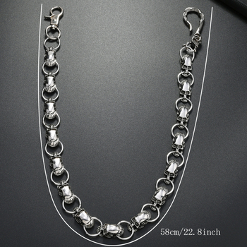 Ευρωπαϊκά και Αμερικανικά Νέα Αξεσουάρ Αλυσίδα Παντελονιών από Κράμα Αλουμινίου Υψηλής Ποιότητας Χιπ-χοπ Μοντέρνα Αλυσίδα Πανκ Μέσης Κρεμαστή Αλυσίδα Τζιν