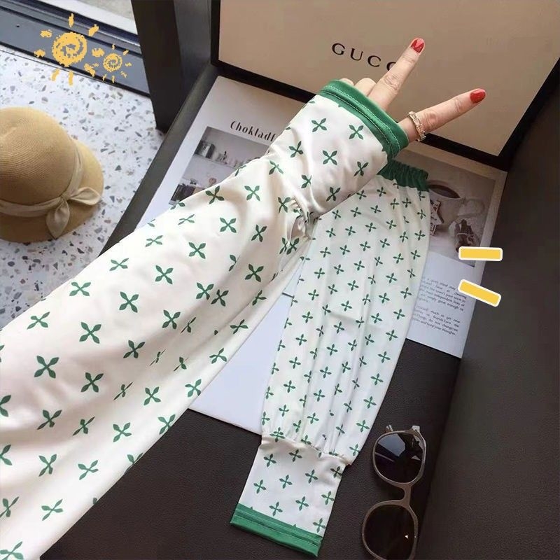 Új, naptej, jég, selyem, kültéri, minden mérkőzésre alkalmas, divatos jég, UV-védő karvédő, női naptej kesztyűk