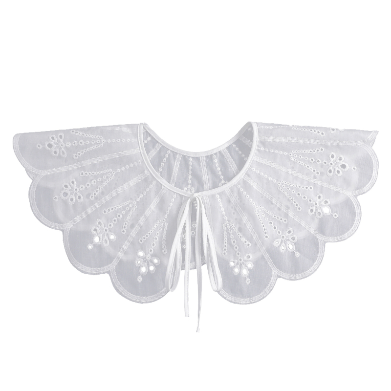 Csipkés kendő női nyári multifunkcionális napvédelem szoknyával, csokornyakkendővel, hamis gallérral, határokon átnyúló gyártó nagykereskedelme