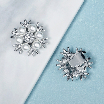 Europietiško ir amerikietiško stiliaus aukštakulniai bateliai, gėlių aksesuarai, rankų darbo, su cirkoniais, apvalūs, nuimami, vestuviniai bateliai su sagtimi, vestuviniai bateliai, bateliai