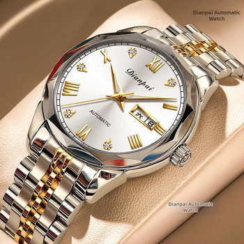 Ελβετικό ποιοτικό ρολόι ανδρών αυτόματο μηχανικό ρολόι δέκα κορυφαία διάσημα ρολόγια άνδρες αδιάβροχο αθλητικό ρολόι από ατσάλι