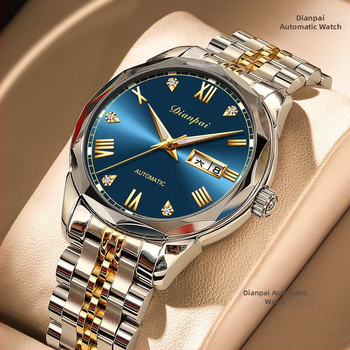 Ελβετικό ποιοτικό ρολόι ανδρών αυτόματο μηχανικό ρολόι δέκα κορυφαία διάσημα ρολόγια άνδρες αδιάβροχο αθλητικό ρολόι από ατσάλι