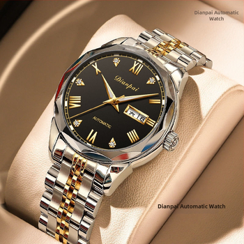 Ελβετικό ποιοτικό ρολόι ανδρών αυτόματο μηχανικό ρολόι δέκα κορυφαία διάσημα ρολόγια άνδρες αδιάβροχο αθλητικό ρολόι από ατσάλι