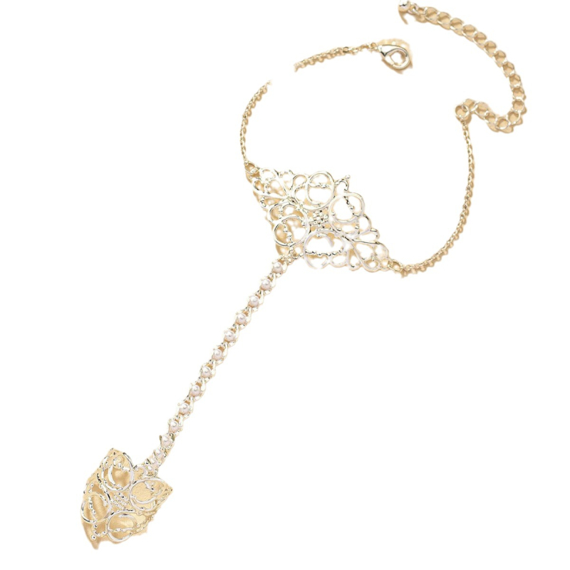 Európai és amerikai, minden egyezésű, új, egyszerű, üreges ablakmintás, könnyű, luxus elegáns ujjkarkötő