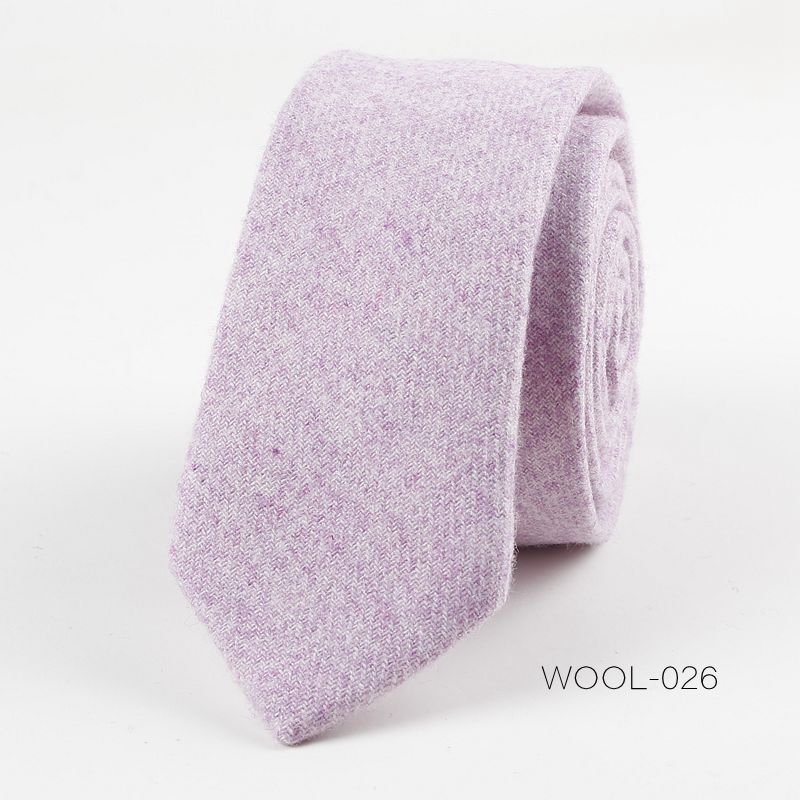 Divatos férfi gyapjú keskeny nyakkendős üzleti ruha divatos esküvői koreai stílusú brit stílusú diákruha 6 cm-es nyakkendő