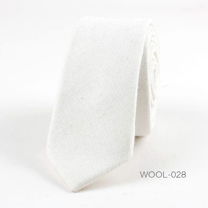 Divatos férfi gyapjú keskeny nyakkendős üzleti ruha divatos esküvői koreai stílusú brit stílusú diákruha 6 cm-es nyakkendő