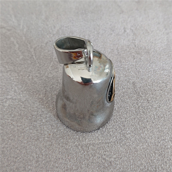 P0614-NK01 Κολιέ Viking με τρία δαχτυλίδια, μοντέρνο ανδρικό χριστουγεννιάτικο καμπάνα από τιτάνιο και ατσάλι