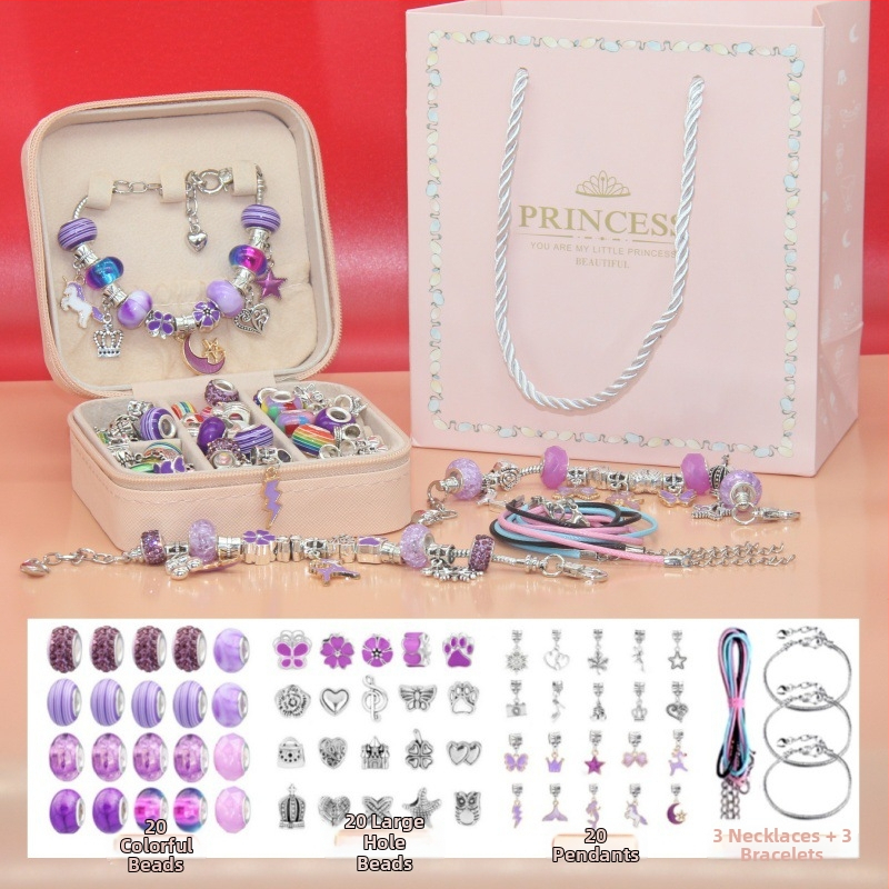 Amazon Euroopas ja Ameerikas müüdav lastele mõeldud helmestega käevõru ülikond 6-12-aastastele tüdrukutele sünnipäevakingiks