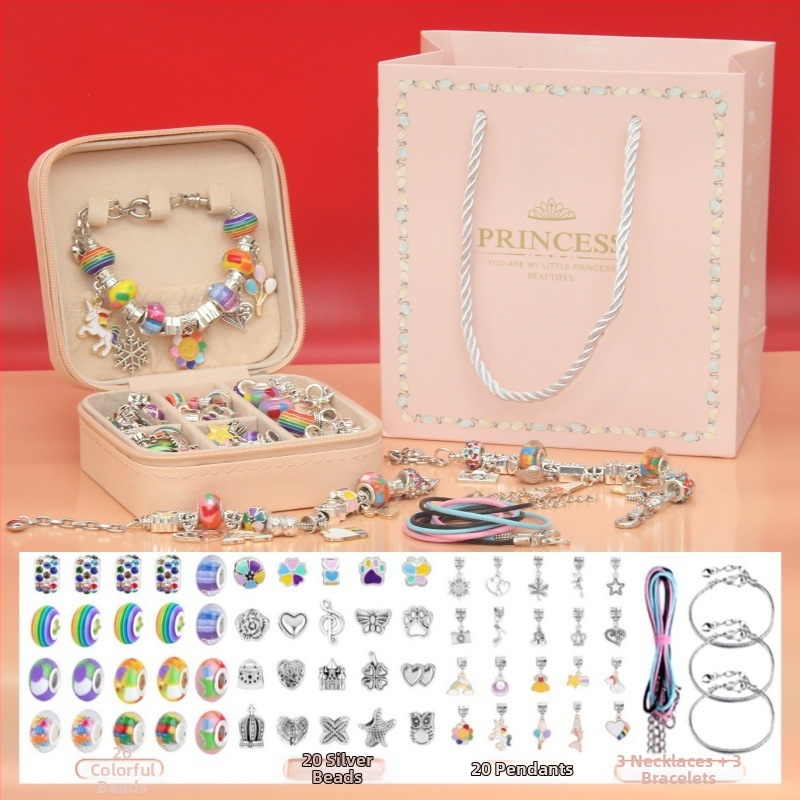 Amazon Euroopas ja Ameerikas müüdav lastele mõeldud helmestega käevõru ülikond 6-12-aastastele tüdrukutele sünnipäevakingiks