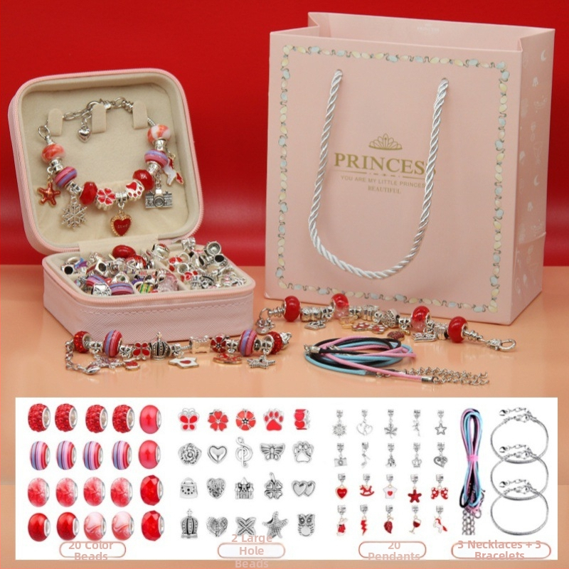 Amazon Euroopas ja Ameerikas müüdav lastele mõeldud helmestega käevõru ülikond 6-12-aastastele tüdrukutele sünnipäevakingiks