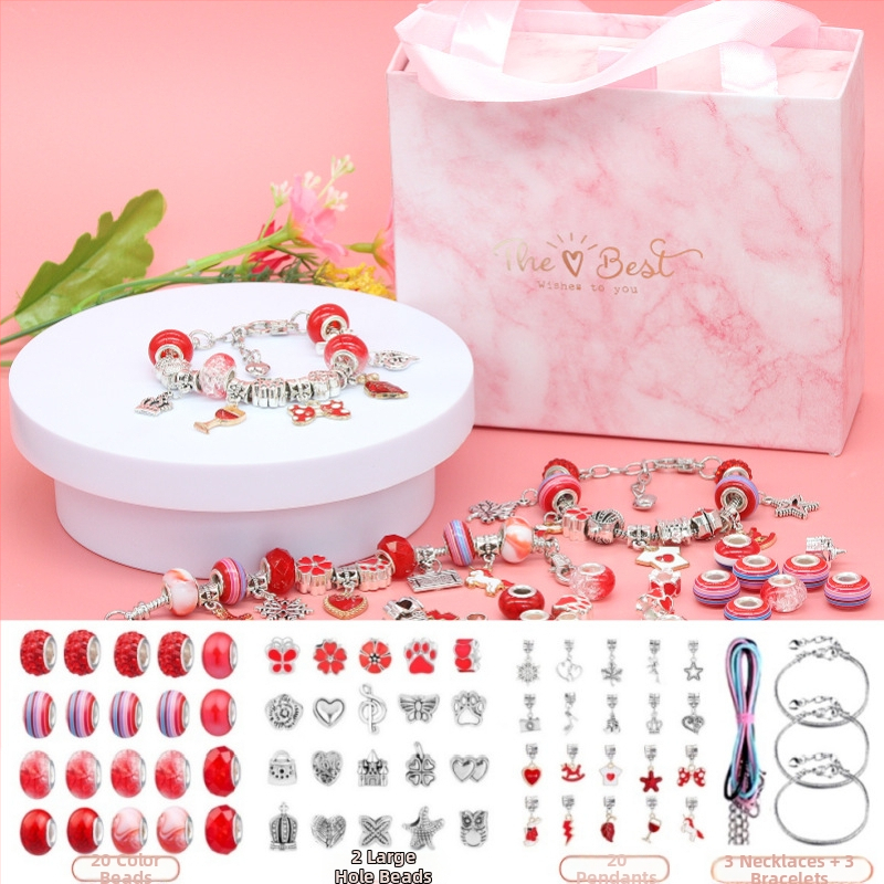 Amazon Euroopas ja Ameerikas müüdav lastele mõeldud helmestega käevõru ülikond 6-12-aastastele tüdrukutele sünnipäevakingiks