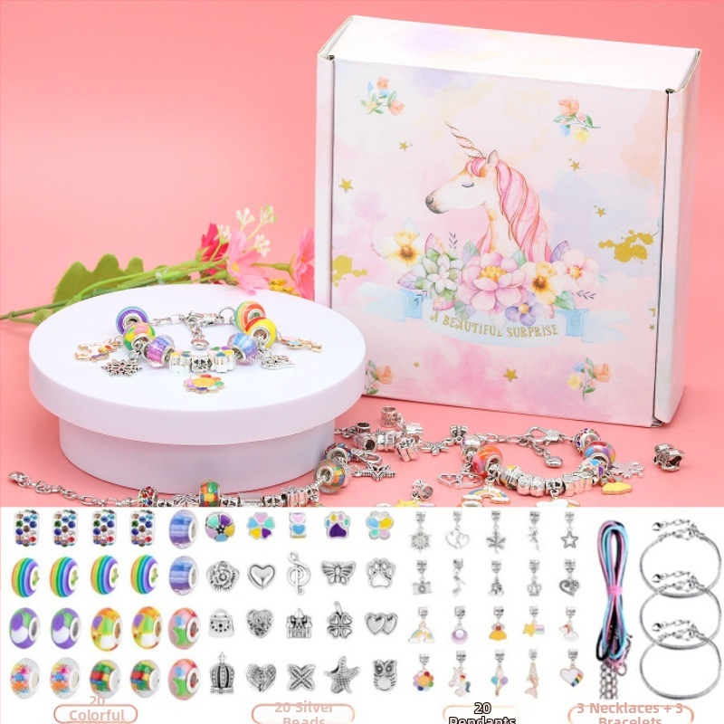 Amazon Euroopas ja Ameerikas müüdav lastele mõeldud helmestega käevõru ülikond 6-12-aastastele tüdrukutele sünnipäevakingiks