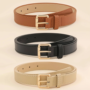 Curea de damă transfrontalieră, curea elegantă, casual, asortată, pentru pulover, haină, curea decorativă, curea simplă pentru blugi