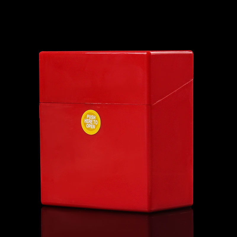 50 db-os nagy kapacitású műanyag cigarettatartó, 20-50 db-os, több specifikációjú, nyomásgátló izzadságszabályozóval ellátott, hordozható kézi cigarettatartó