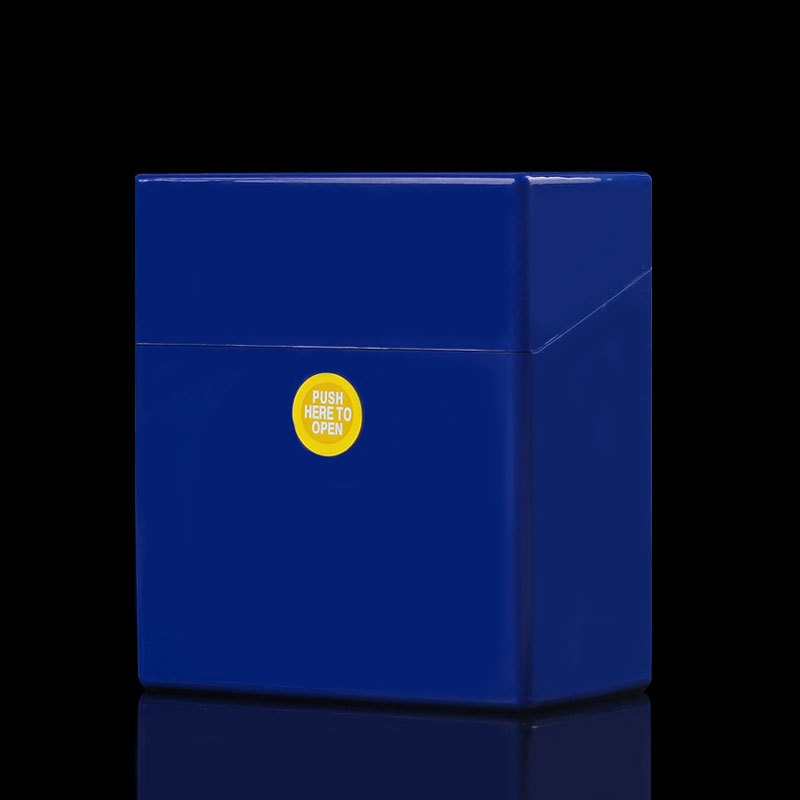 50 db-os nagy kapacitású műanyag cigarettatartó, 20-50 db-os, több specifikációjú, nyomásgátló izzadságszabályozóval ellátott, hordozható kézi cigarettatartó