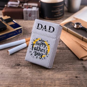 DIY Διασυνοριακές Εκρήξεις Εργοστάσιο Άμεσης Προμήθειας Μικρό Δώρο Κουτί Τσιγάρων από Δερμάτινο PU Ανδρικό και Γυναικείο Κουτί Αναδίπλωσης Δώρο για την Ημέρα του Πατέρα