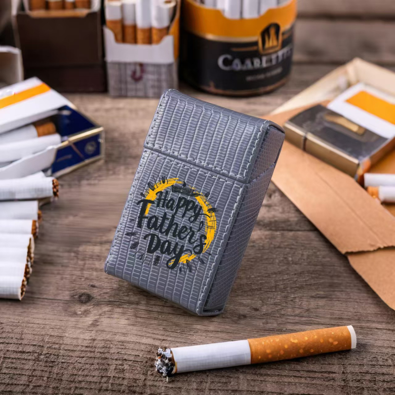 Barkácsolás, határokon átnyúló robbanások, közvetlen gyári beszállítás, kis ajándék cigarettadoboz, PU bőr, férfi és női flip doboz, apák napi ajándék