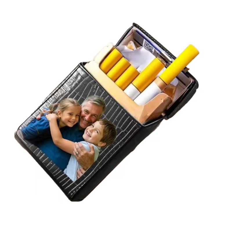 Barkácsolás, határokon átnyúló robbanások, közvetlen gyári beszállítás, kis ajándék cigarettadoboz, PU bőr, férfi és női flip doboz, apák napi ajándék