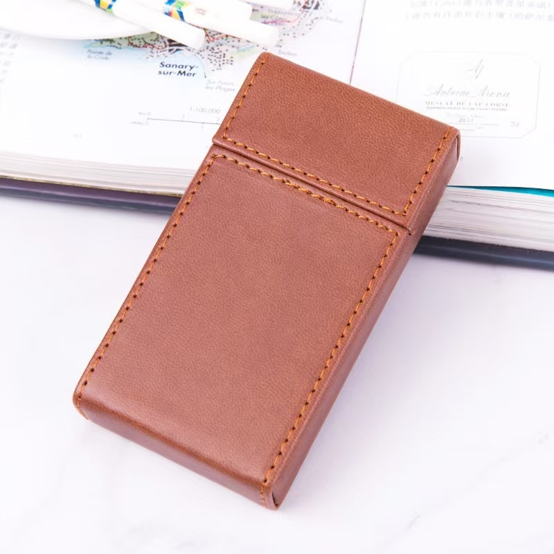 Barkácsolás, határokon átnyúló robbanások, közvetlen gyári beszállítás, kis ajándék cigarettadoboz, PU bőr, férfi és női flip doboz, apák napi ajándék