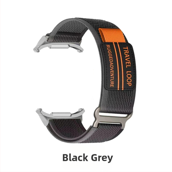 Подходящ за Samsung Galaxy Watch7Ultra Двусекционна каишка Wild Trail от найлон с велкро, дишаща спортна каишка