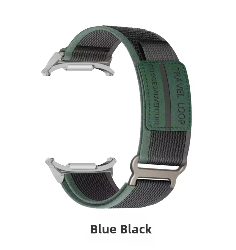 Samsung Galaxy Watch7Ultra dupla szakaszú Wild Trail nejlon tépőzáras, lélegző sportszíjjal kompatibilis