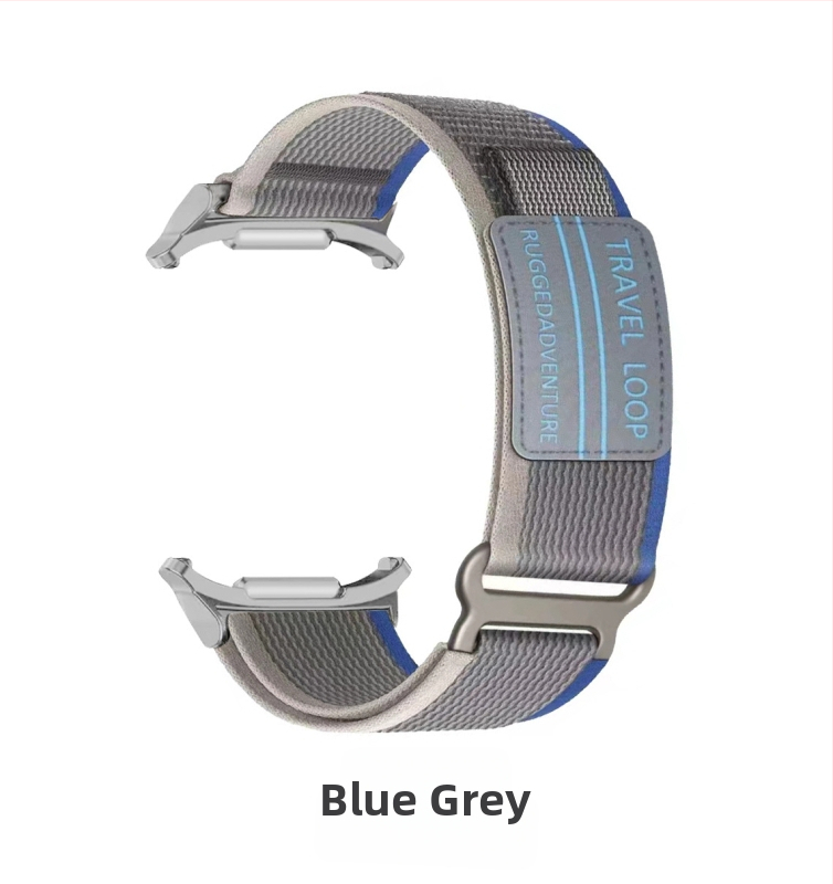 Samsung Galaxy Watch7Ultra dupla szakaszú Wild Trail nejlon tépőzáras, lélegző sportszíjjal kompatibilis