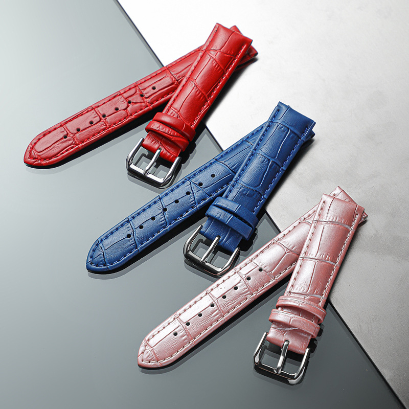 Házi készítésű gyári nagykereskedelmi borjúbőr óraszíjak, bambuszmintás órakiegészítők, marhabőr tűs csatos szíjak, férfi és női óraszíjak