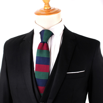 Πλεκτή γραβάτα για άνδρες και γυναίκες σε κορεάτικο στιλ, μοντέρνα, casual, ριγέ πράσινο κοστούμι μήκους 5,5 εκ., στενό, αξεσουάρ ένδυσης, σε απόθεμα