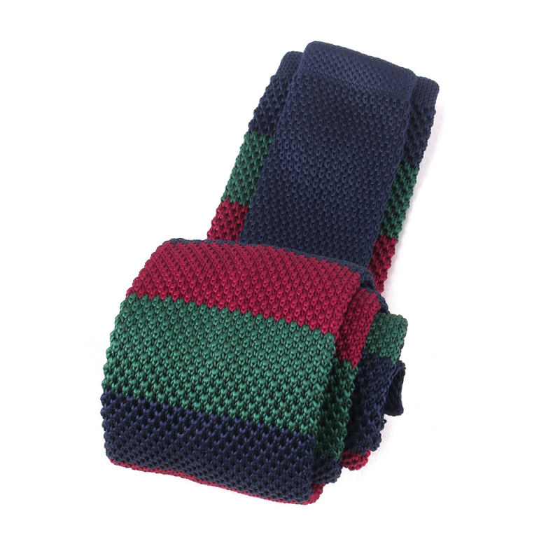 Férfi és női kötött nyakkendő, koreai stílusú, divatos, lezser, zöld csíkos, 5,5 cm-es, keskeny öltöny, ruházati kiegészítők raktáron