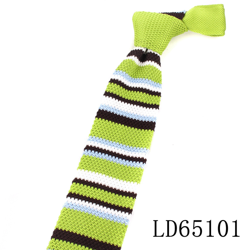 Férfi és női kötött nyakkendő, koreai stílusú, divatos, lezser, zöld csíkos, 5,5 cm-es, keskeny öltöny, ruházati kiegészítők raktáron