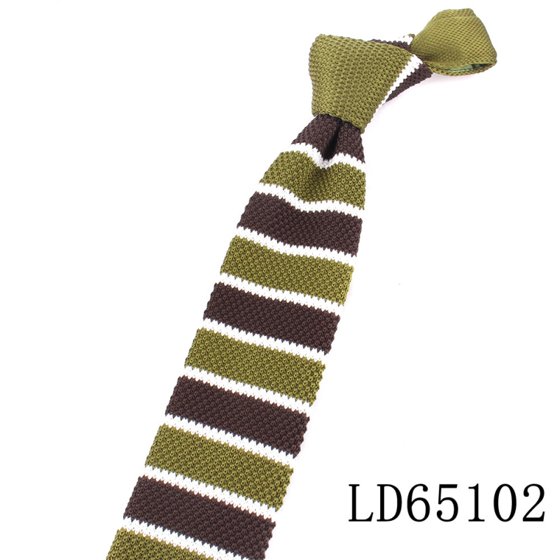 Férfi és női kötött nyakkendő, koreai stílusú, divatos, lezser, zöld csíkos, 5,5 cm-es, keskeny öltöny, ruházati kiegészítők raktáron