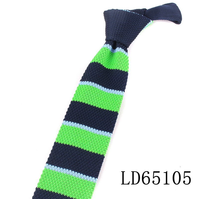 Férfi és női kötött nyakkendő, koreai stílusú, divatos, lezser, zöld csíkos, 5,5 cm-es, keskeny öltöny, ruházati kiegészítők raktáron